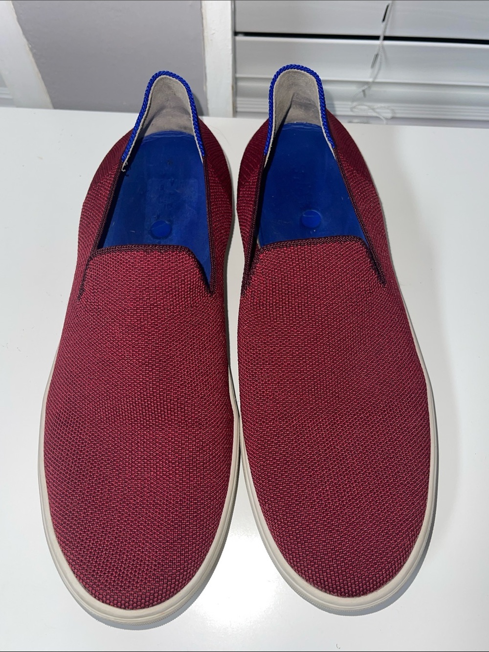 Rothy's The Original Slip On Sneaker Garnet Red Retired